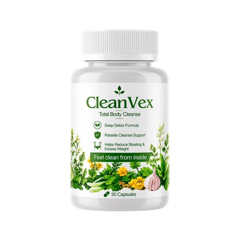 Cleanvex — frasco de 30 cápsulas, Total Body Cleanse
